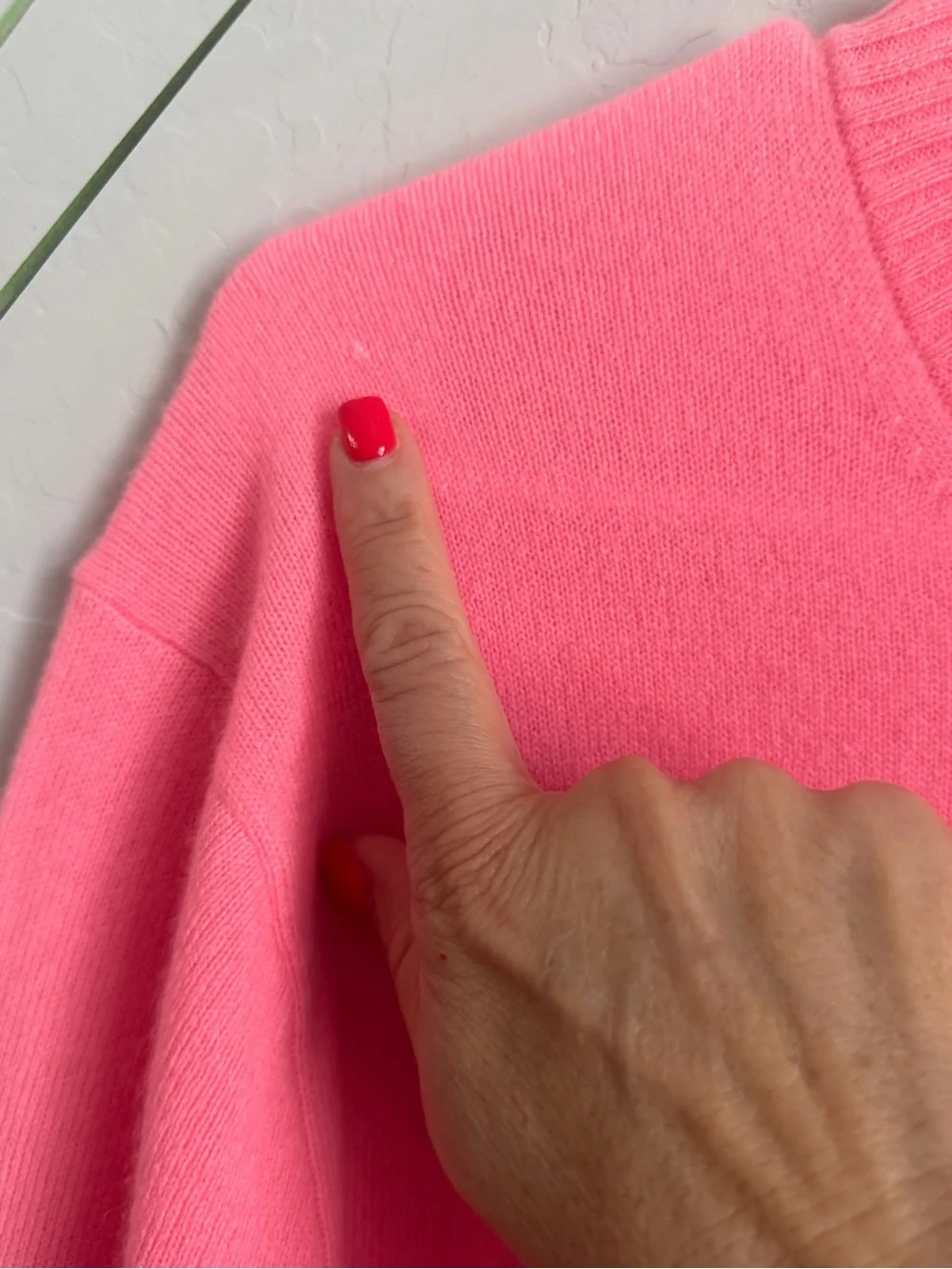 NWT J.Crew 100% Cashmere Cardigan Neon Pink Good Cashmere Standard Medium